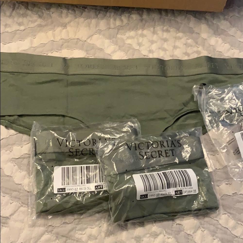 Olive Green Victoria’s Secret cheeky panties XL